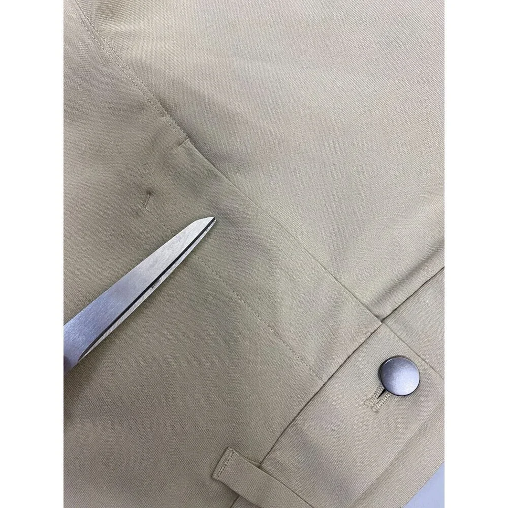 Lululemon ABC Classic Fit Trouser Pants Men size 34 Tan Brown Chino Performance
